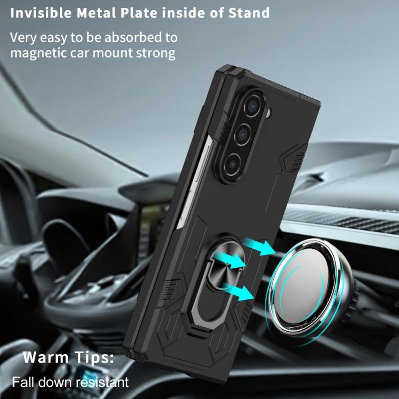 Cover Samsung Galaxy Z Fold 5 Defender Ring-støtte