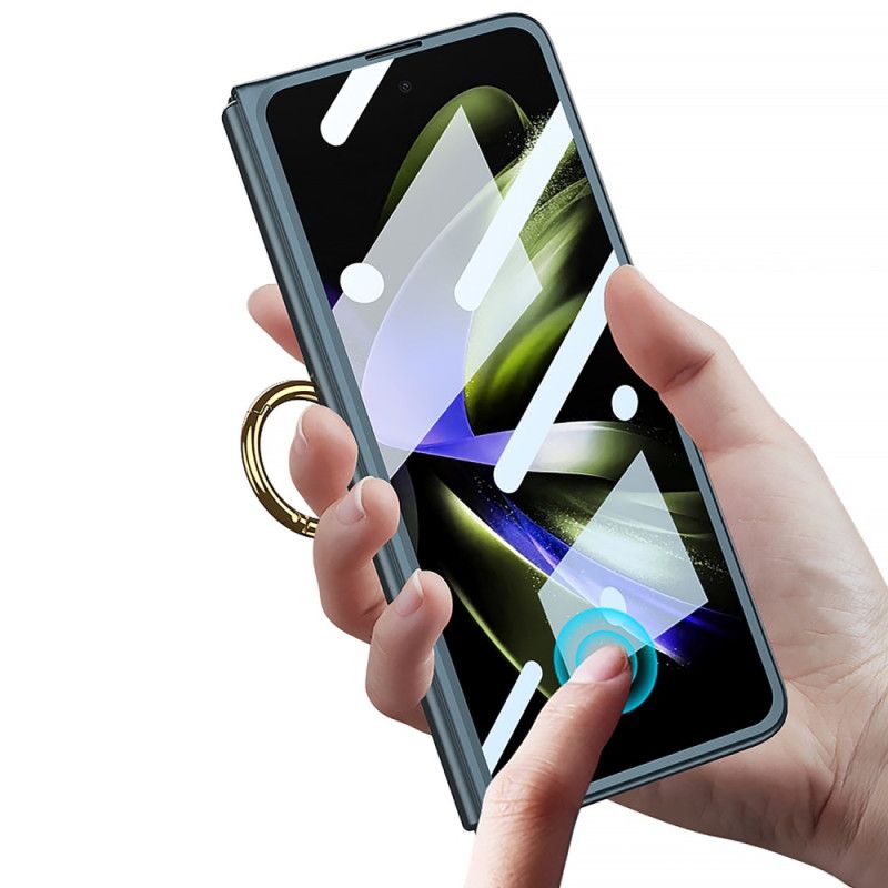 Cover Samsung Galaxy Z Fold 5 Klassisk Med Gkk Ring