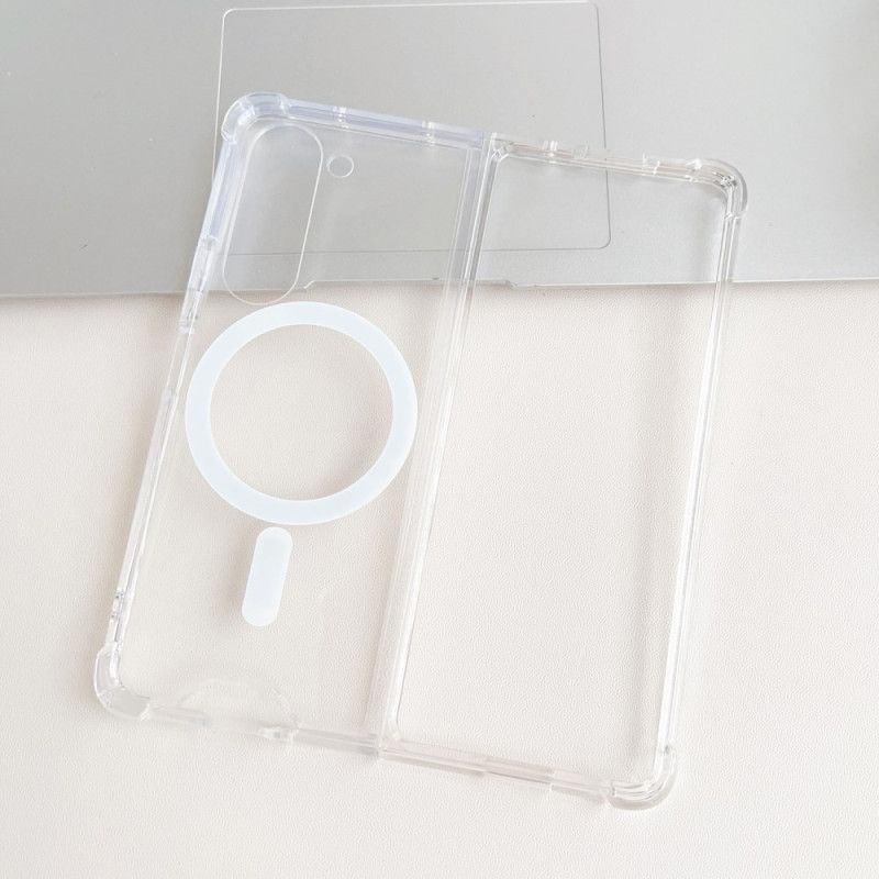 Cover Samsung Galaxy Z Fold 5 Telefon Etui Transparent Magsafe Kompatibel