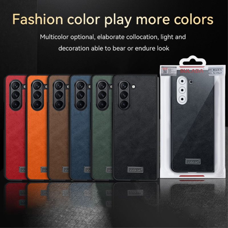 Cover Til Samsung Galaxy Z Fold 5 Elegance Læder Abeel