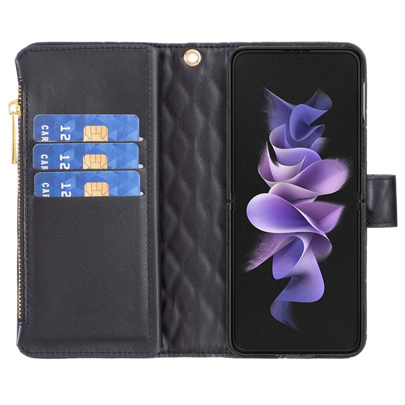 Flip Cover Til Samsung Galaxy Z Fold 5 Binfen Farve Stil Quiltet