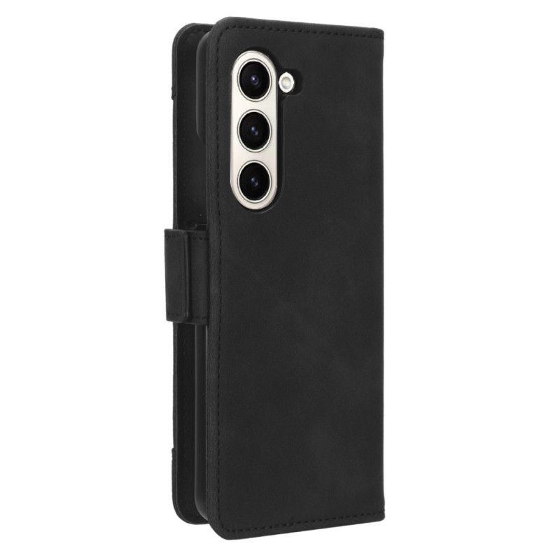 Læder Cover Samsung Galaxy Z Fold 5 Telefon Etui Multikort