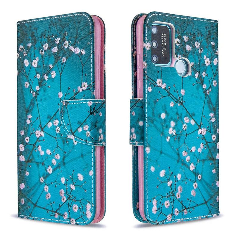 Flip Cover Honor 9A Blomstrende Træ