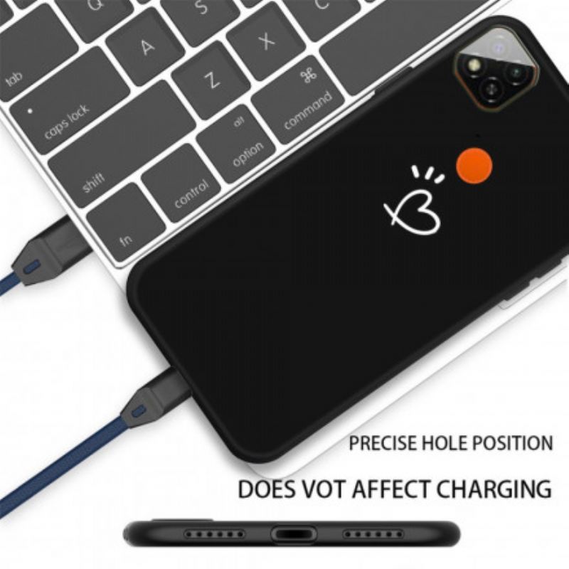 Cover Xiaomi Redmi 9C Beating Heart Silikone