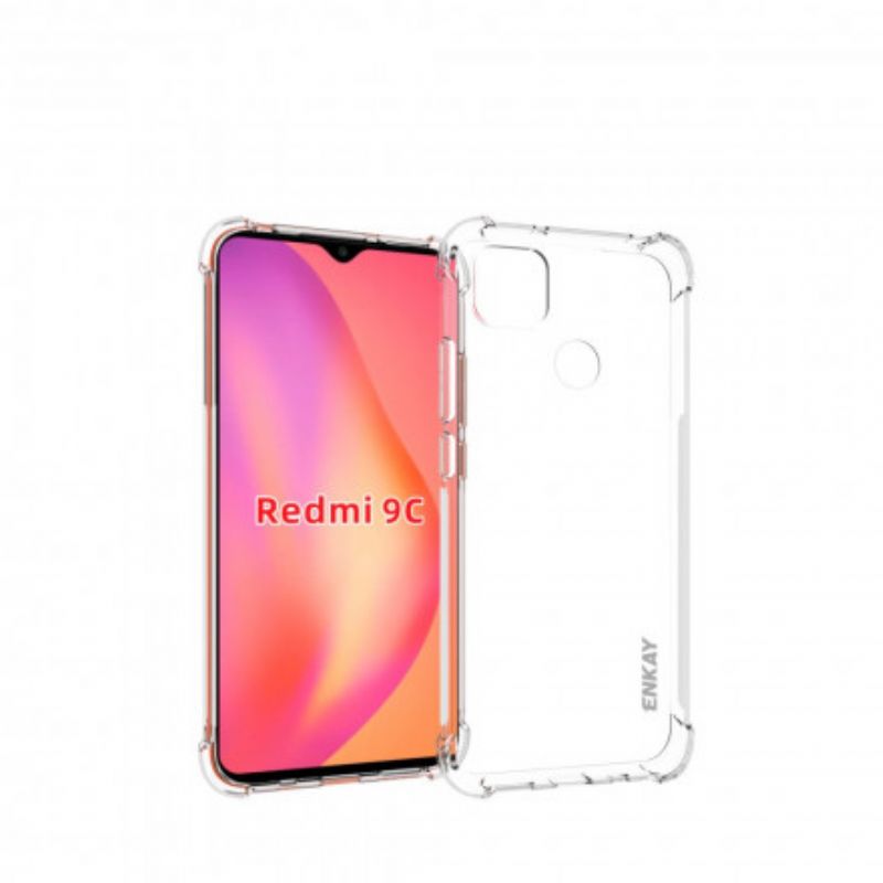 Cover Xiaomi Redmi 9C Combo Og Hærdet Glasskærm Enkay