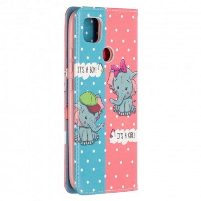 Cover Xiaomi Redmi 9C Flip Cover Elefanter