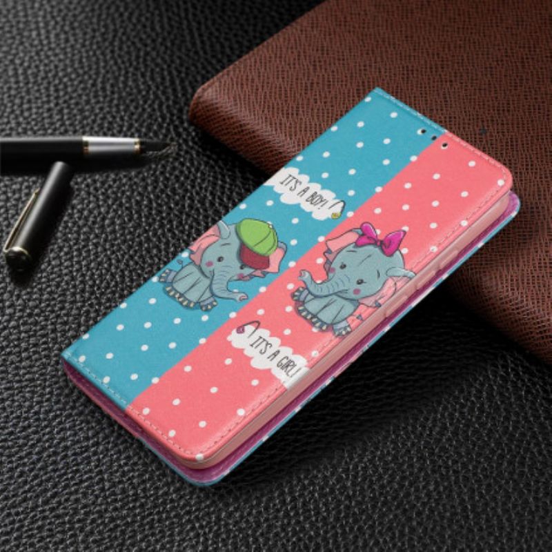 Cover Xiaomi Redmi 9C Flip Cover Elefanter