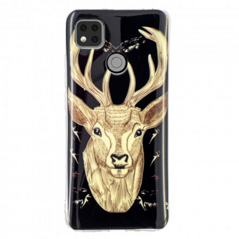 Cover Xiaomi Redmi 9C Fluorescerende Majestic Stag