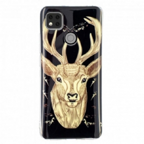 Cover Xiaomi Redmi 9C Fluorescerende Majestic Stag