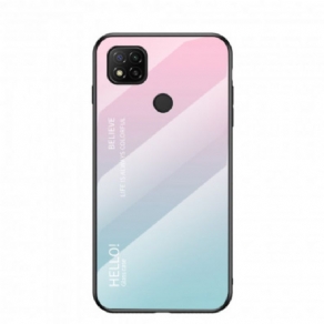 Cover Xiaomi Redmi 9C Hej Hærdet Glas