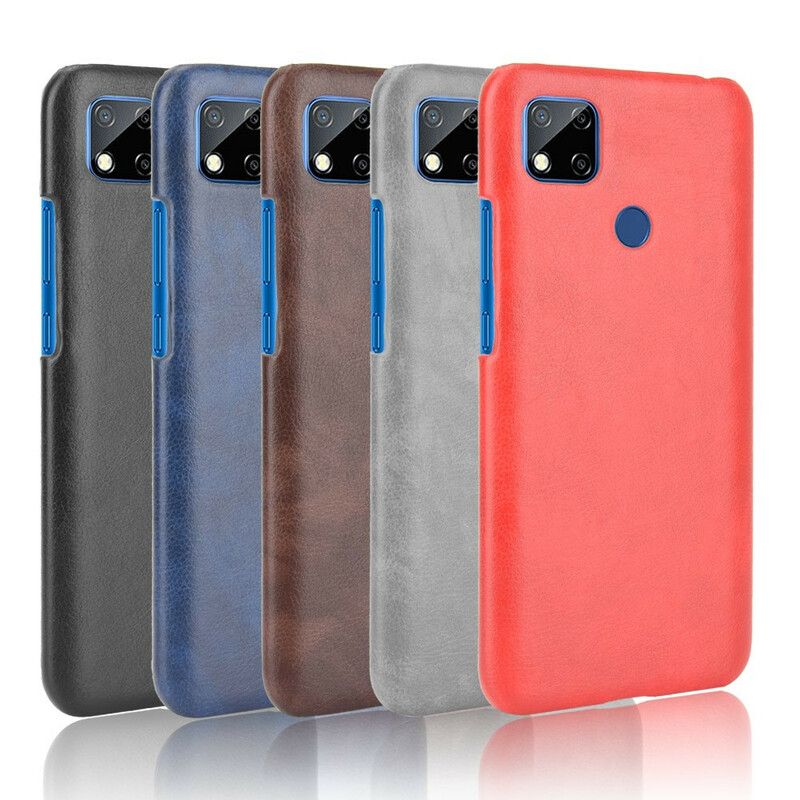 Cover Xiaomi Redmi 9C Lichi-lædereffekt