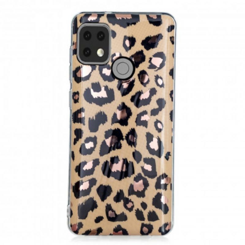 Cover Xiaomi Redmi 9C Marmor I Leopardstil