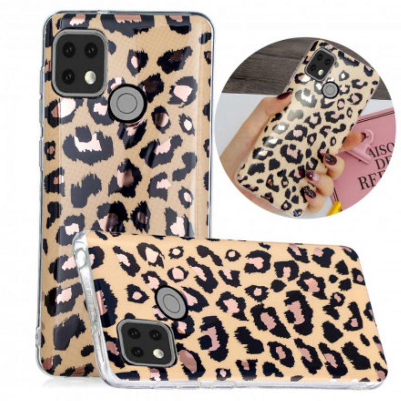 Cover Xiaomi Redmi 9C Marmor I Leopardstil