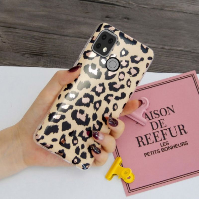 Cover Xiaomi Redmi 9C Marmor I Leopardstil