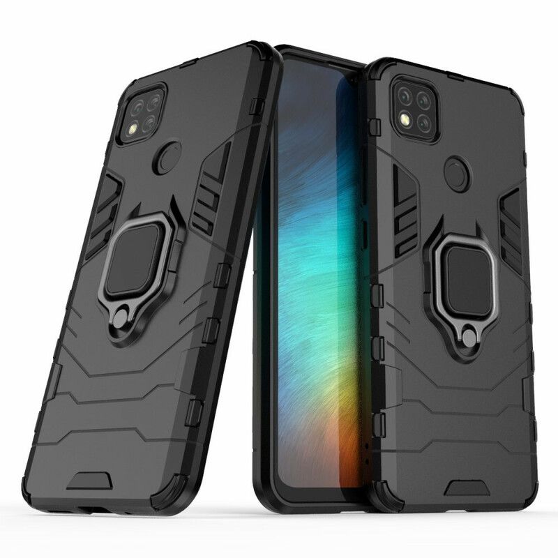 Cover Xiaomi Redmi 9C Modstandsdygtig Ring