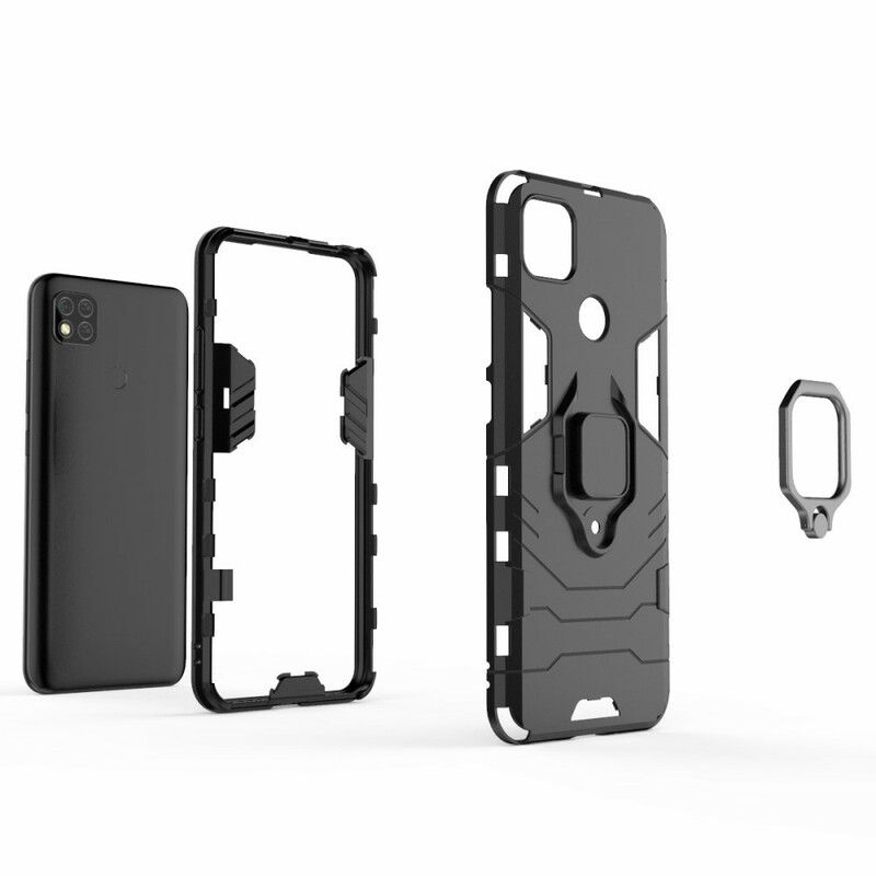 Cover Xiaomi Redmi 9C Modstandsdygtig Ring