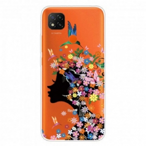 Cover Xiaomi Redmi 9C Smukt Blomsterhoved