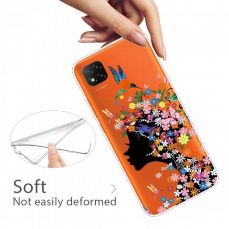 Cover Xiaomi Redmi 9C Smukt Blomsterhoved