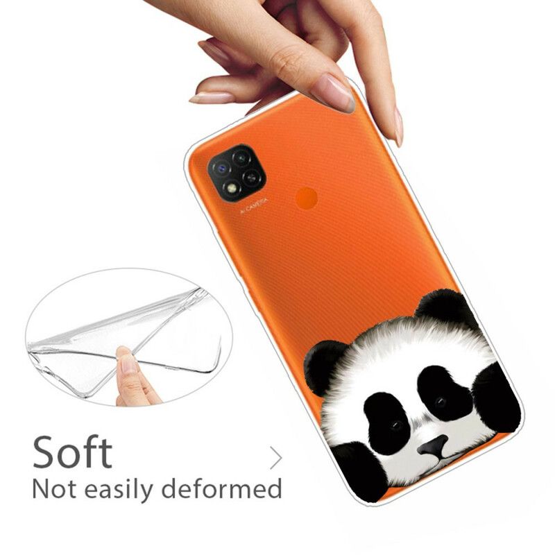 Cover Xiaomi Redmi 9C Transparent Panda