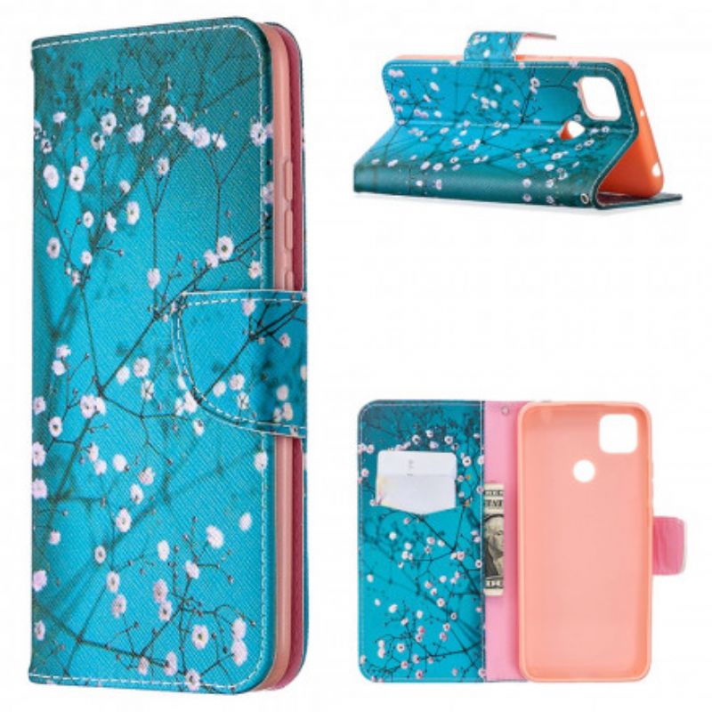 Flip Cover Xiaomi Redmi 9C Blomstrende Træ