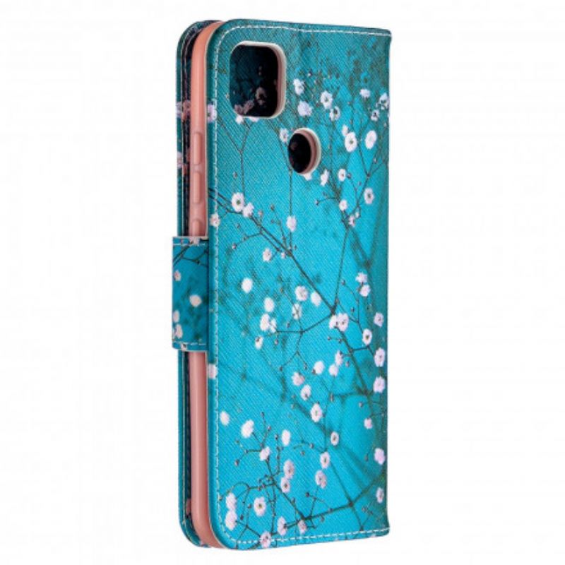 Flip Cover Xiaomi Redmi 9C Blomstrende Træ