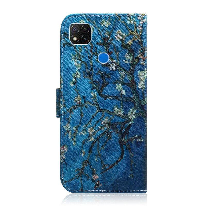 Flip Cover Xiaomi Redmi 9C Blomstrende Trægren