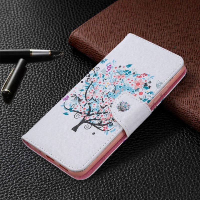 Flip Cover Xiaomi Redmi 9C Blomstret Træ