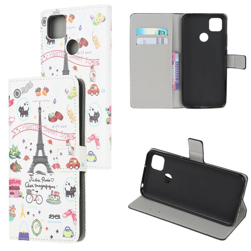 Flip Cover Xiaomi Redmi 9C Jeg Elsker Paris