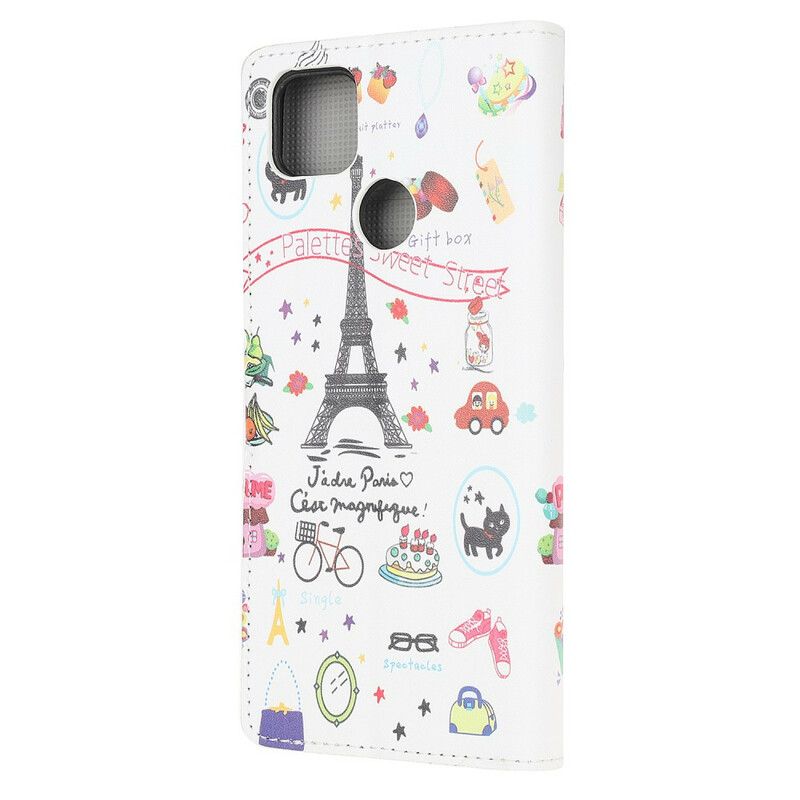 Flip Cover Xiaomi Redmi 9C Jeg Elsker Paris