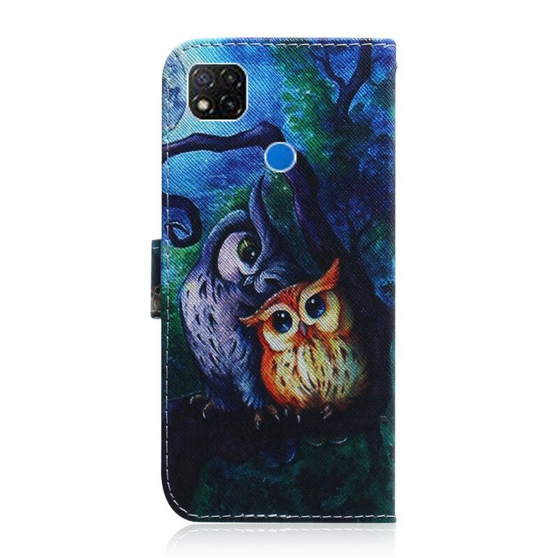 Flip Cover Xiaomi Redmi 9C Maleri Af Ugler