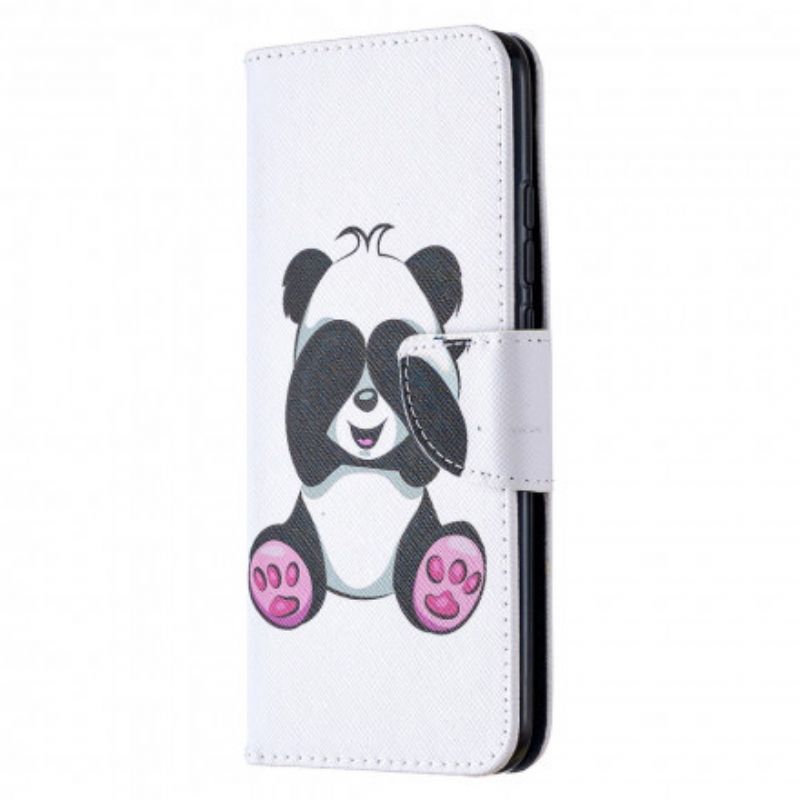 Flip Cover Xiaomi Redmi 9C Panda Sjov