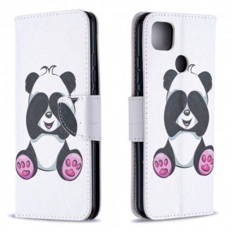 Flip Cover Xiaomi Redmi 9C Panda Sjov