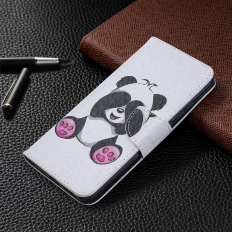 Flip Cover Xiaomi Redmi 9C Panda Sjov