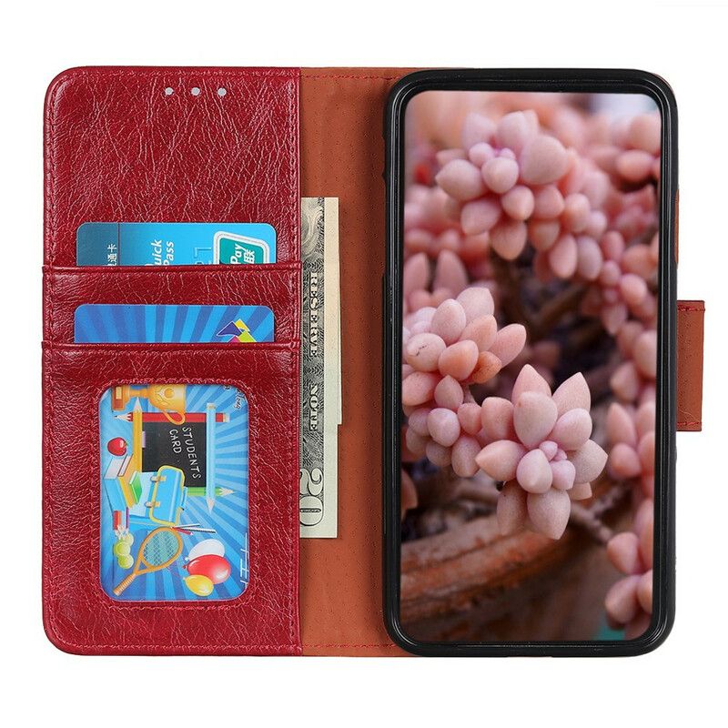 Flip Cover Xiaomi Redmi 9C Split Nappa Læder