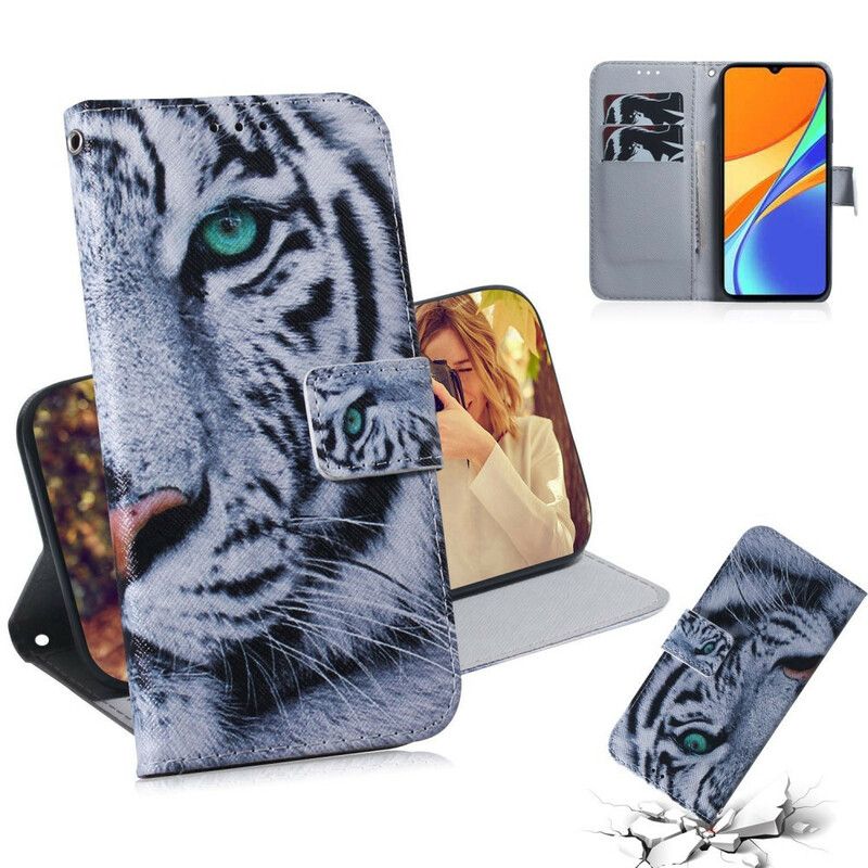 Flip Cover Xiaomi Redmi 9C Tigeransigt