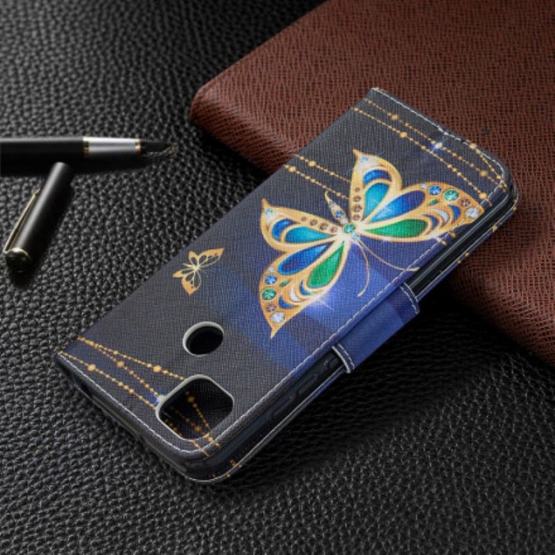 Flip Cover Xiaomi Redmi 9C Utrolige Sommerfugle