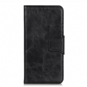 Læder Cover Xiaomi Redmi 9C Flip Cover Magnetisk Klap