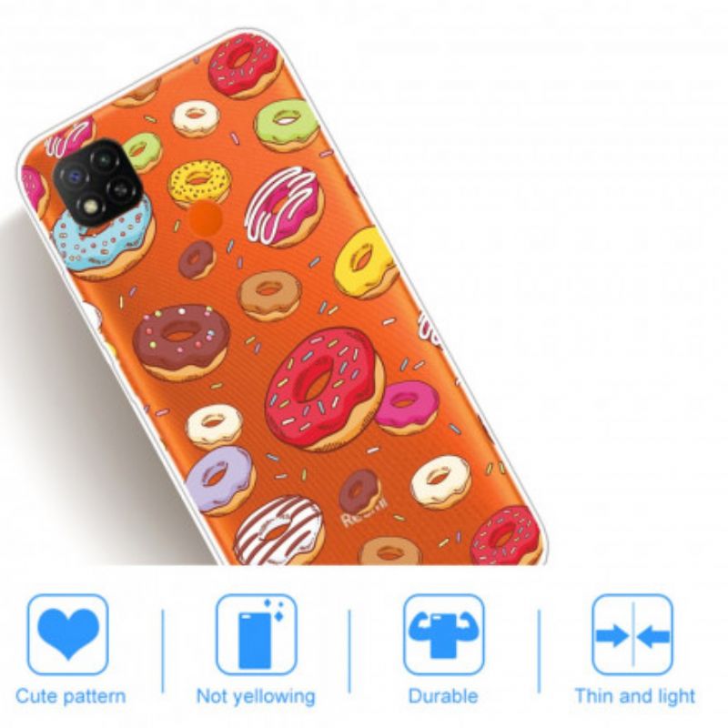 Mobilcover Xiaomi Redmi 9C Elsker Donuts