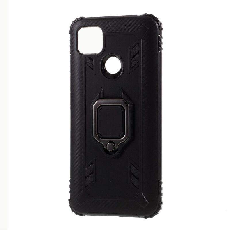 Mobilcover Xiaomi Redmi 9C Ringstil Kulfiber