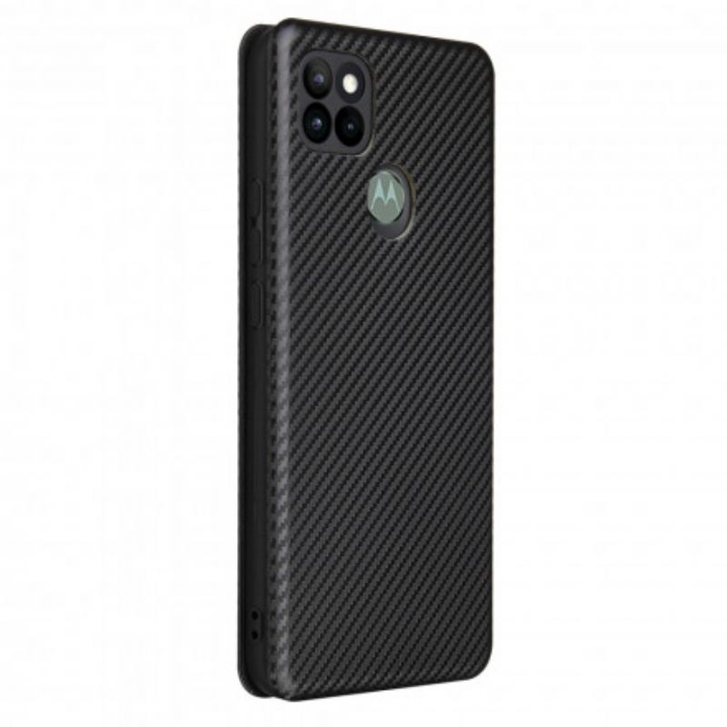 Cover Moto G9 Power Flip Cover Silicone Carbon