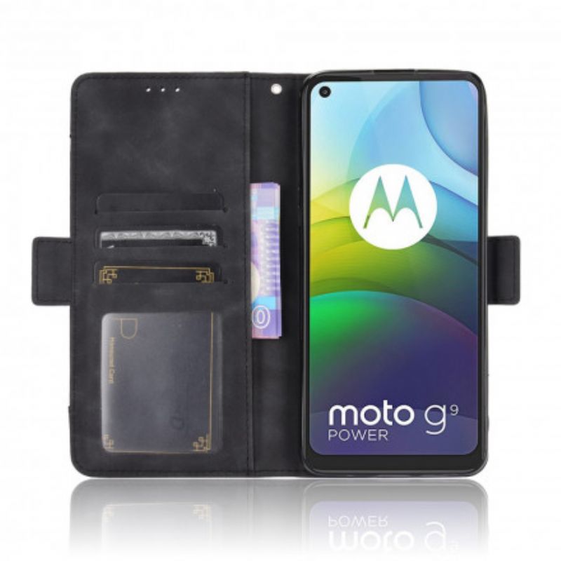 Flip Cover Moto G9 Power Førsteklasses Multikort