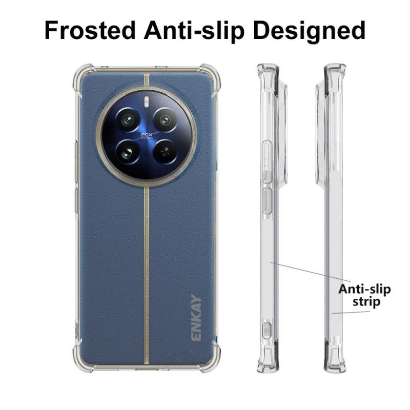 Cover Realme 12 Pro / 12 Pro Plus Transparent Forstærket Enkay