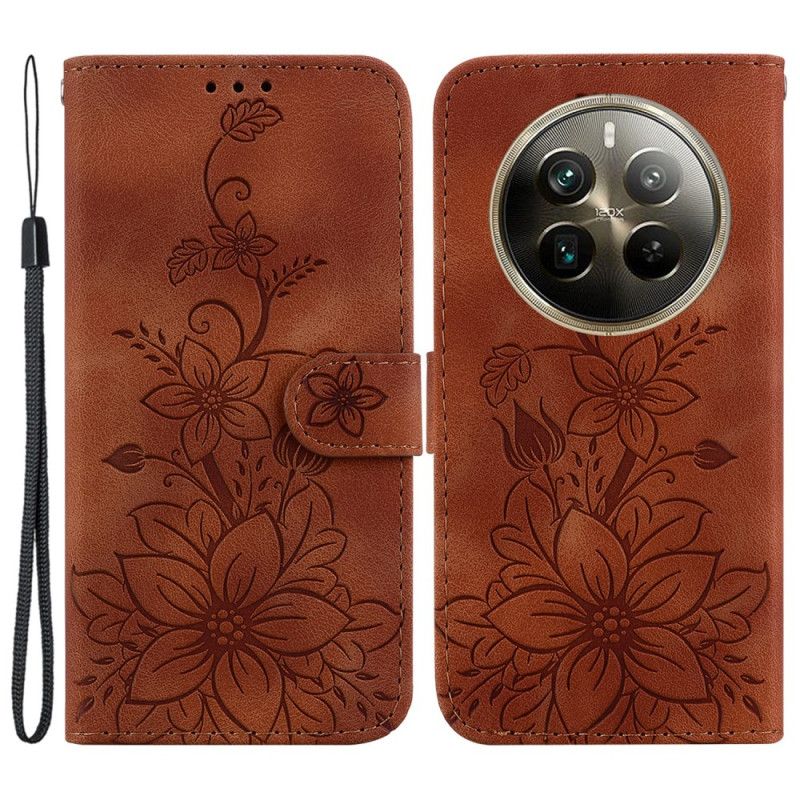 Flip Cover Realme 12 Pro / 12 Pro Plus Blomsterrem