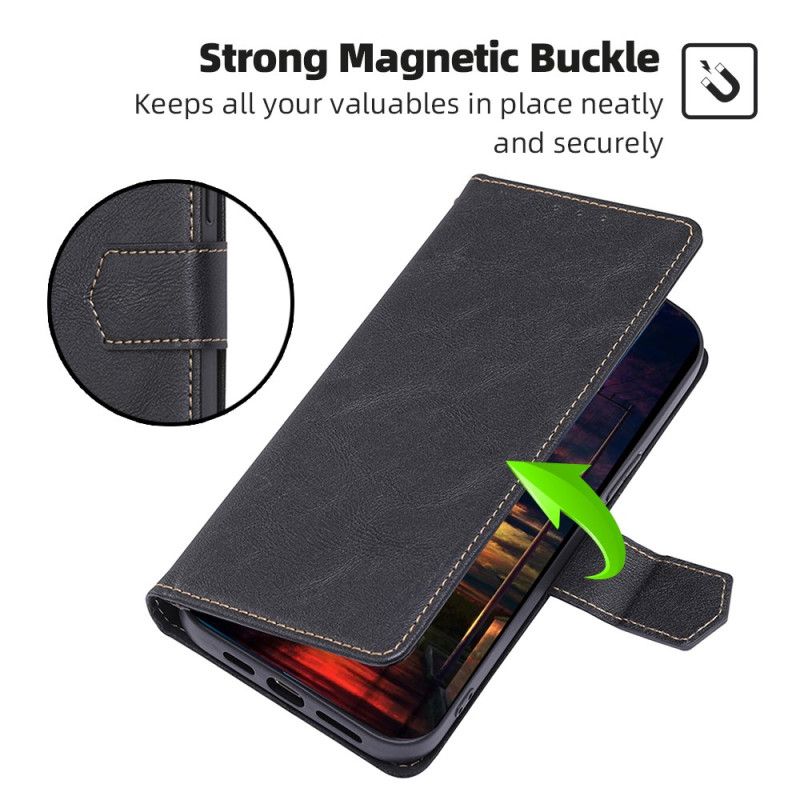 Flip Cover Realme 12 Pro / 12 Pro Plus Vintage Effect Rfid-blokering