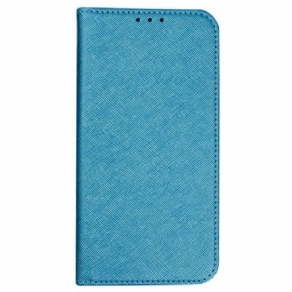 Læder Cover Realme 12 Pro / 12 Pro Plus Telefon Etui Krydstekstur