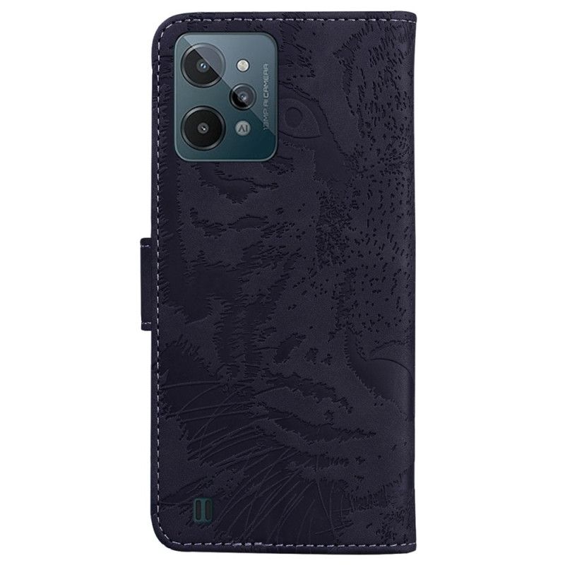 Flip Cover Realme C31 Tiger Ansigtstryk