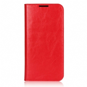 Cover Xiaomi Redmi Note 7 Flip Cover Ægte Ældret Læder