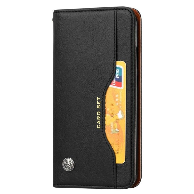 Cover Xiaomi Redmi Note 7 Flip Cover Faux Læder Kortholder