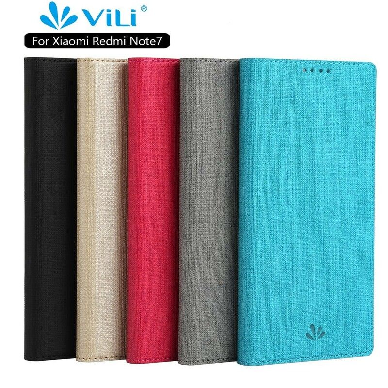 Cover Xiaomi Redmi Note 7 Flip Cover Tekstureret