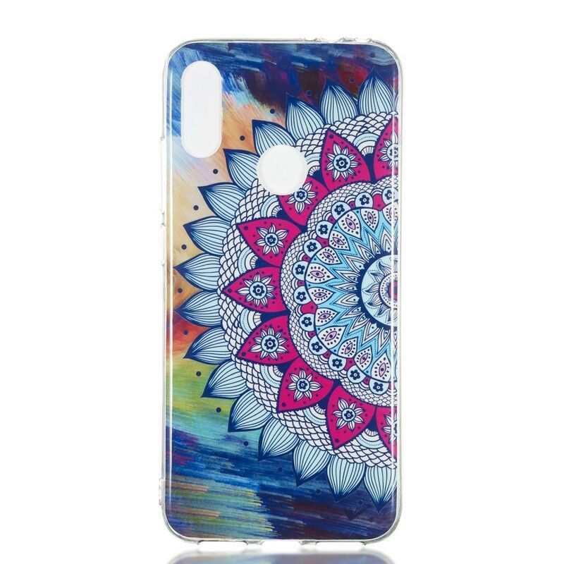 Cover Xiaomi Redmi Note 7 Fluorescerende Farverig Mandala